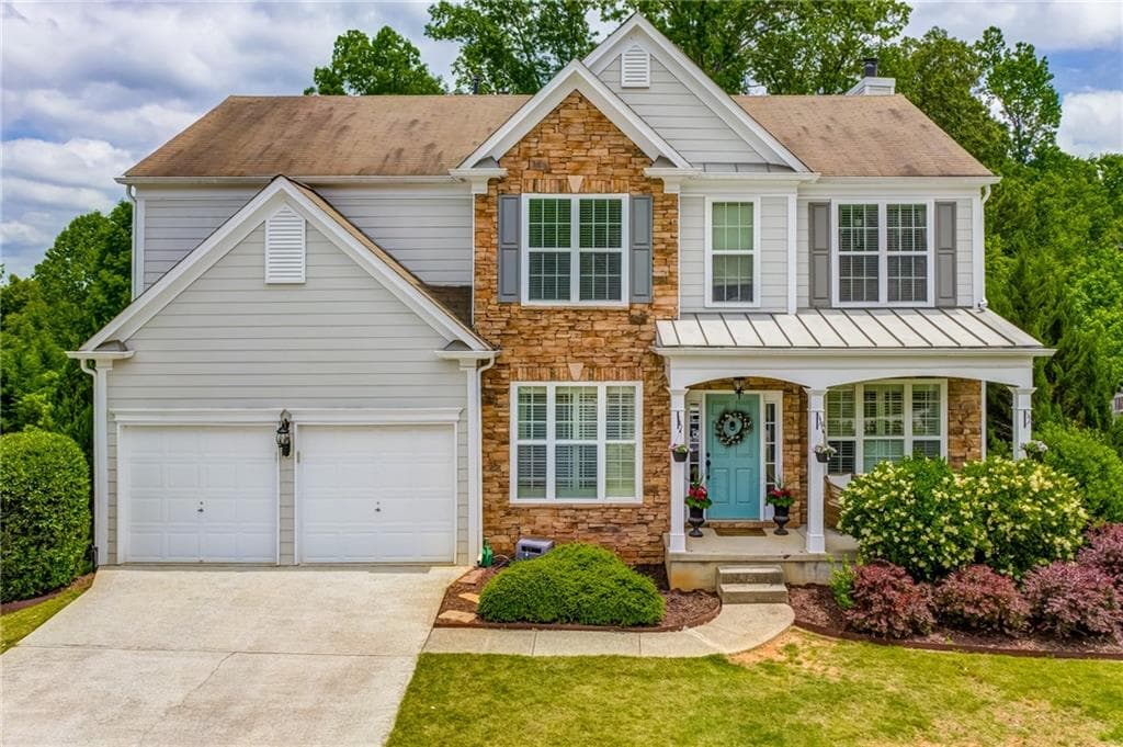 5 bedroom, 4 bathroom, 3,150 sq ft single family residence sold at 417 Gael Way, Woodstock, GA 30188