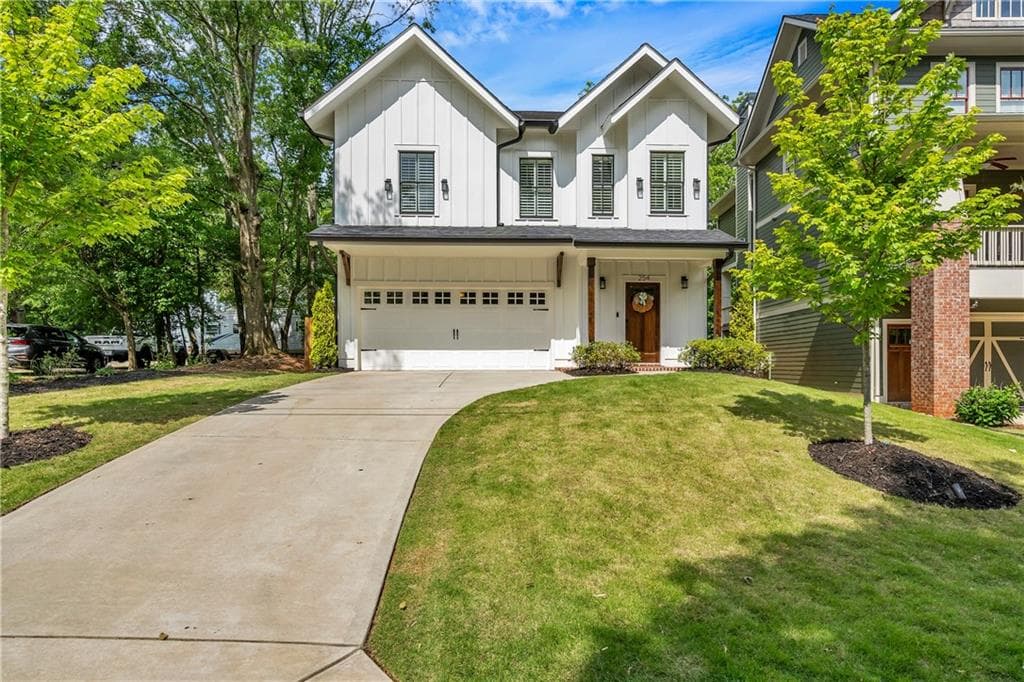 4 bedroom, 4 bathroom, 2,645 sq ft single family residence sold at 254 3rd Avenue, Avondale Estates, GA 30002
