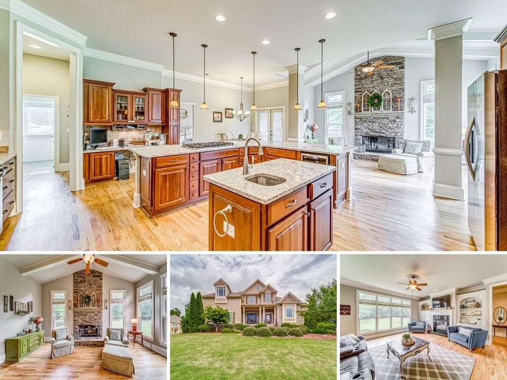 7 bedroom, 6 bathroom, 6,016 sq ft single family residence sold at 3412 AVIARY Lane, Acworth, GA 30101