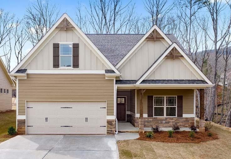 3 bedroom, 3 bathroom single family residence sold at 707 Deer Trail, Waleska, GA 30183