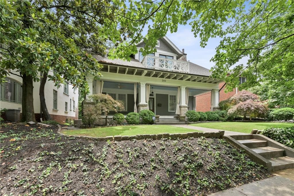 4 bedroom, 3 bathroom, 3,985 sq ft single family residence sold at 283 10th Street, Atlanta, GA 30309