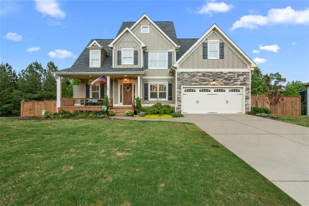 4 bedroom, 4 bathroom, 3,695 sq ft single family residence sold at 542 Morgan Lane, Dawsonville, GA 30534
