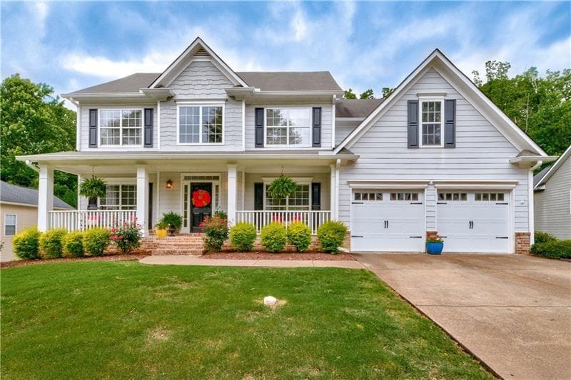 6 bedroom, 4 bathroom, 4,238 sq ft single family residence sold at 317 Windsong Way, Woodstock, GA 30188