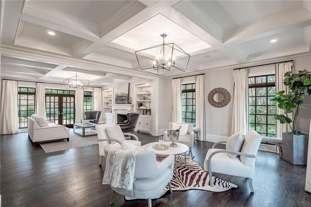 5 bedroom, 5 bathroom, 6,124 sq ft single family residence sold at 4412 Club Drive, Atlanta, GA 30319