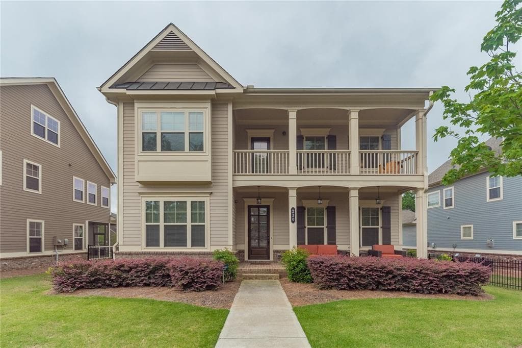 4 bedroom, 4 bathroom, 2,788 sq ft single family residence sold at 230 Saddle Road, Alpharetta, GA 30009