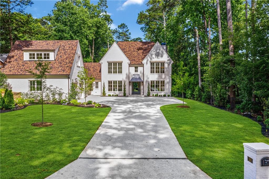 6 bedroom, 7 bathroom, 6,108 sq ft single family residence sold at 183 Lake Forrest Lane, Atlanta, GA 30342