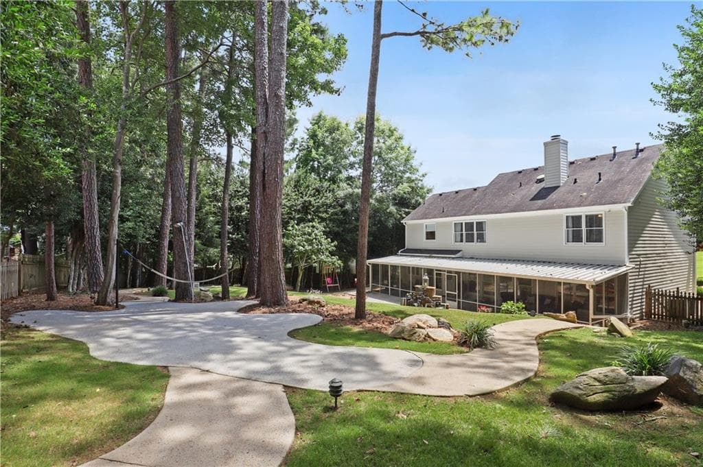 4 bedroom, 3 bathroom, 2,961 sq ft single family residence sold at 2853 Tynewick Drive, Roswell, GA 30075