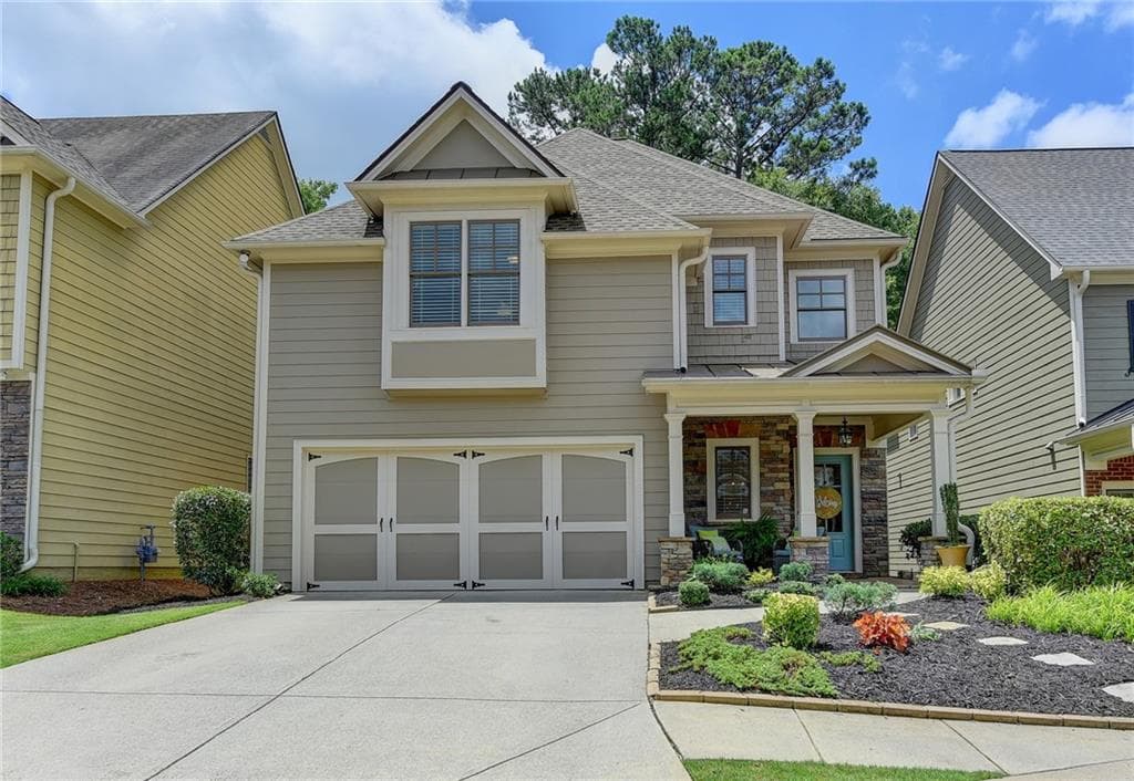 4 bedroom, 4 bathroom single family residence sold at 8185 Majors Mill Drive, Cumming, GA 30041