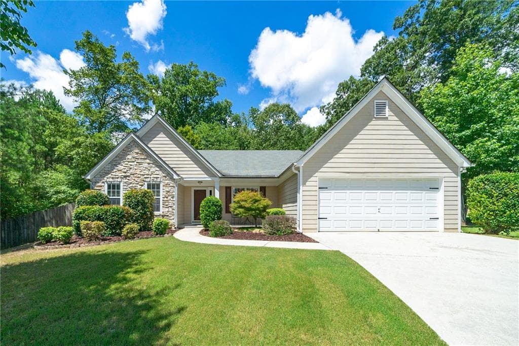 3 bedroom, 2 bathroom, 2,049 sq ft single family residence sold at 2504 Autumn Run Court, Powder Springs, GA 30127