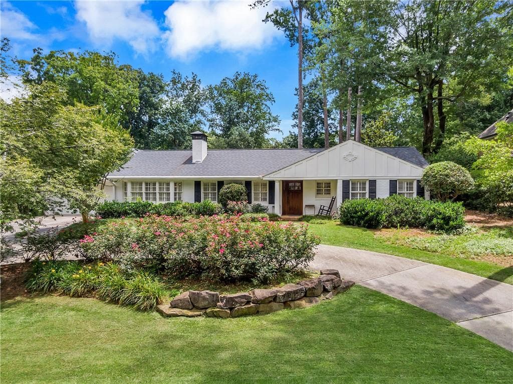 5 bedroom, 4 bathroom, 4,800 sq ft single family residence sold at 4575 Angelo Drive, Atlanta, GA 30319