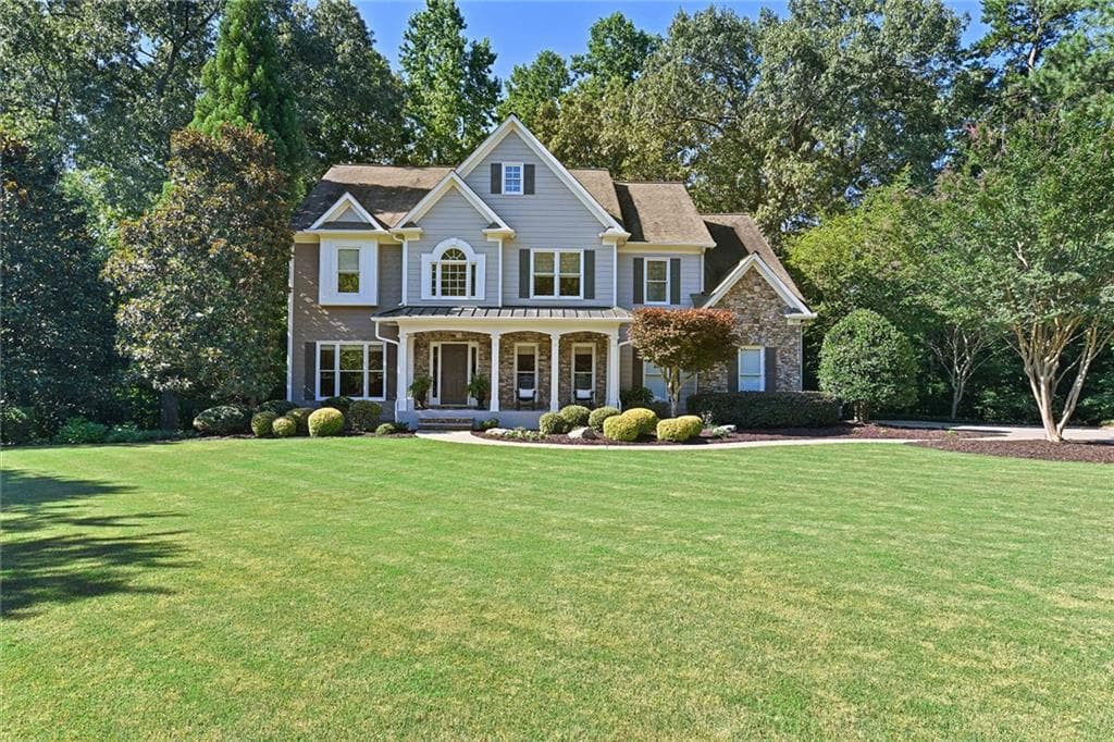 5 bedroom, 5 bathroom, 3,198 sq ft single family residence sold at 590 Hopewell Downs Drive, Alpharetta, GA 30004