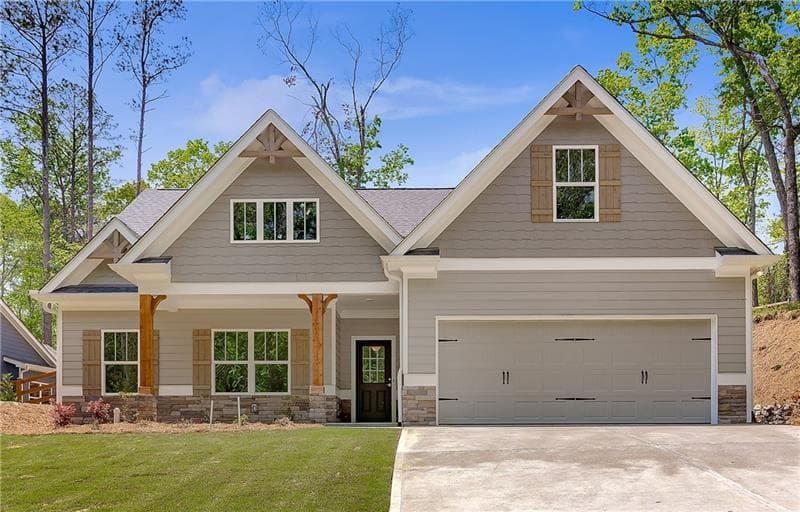 3 bedroom, 3 bathroom single family residence sold at 311 Feather Perch, Waleska, GA 30183