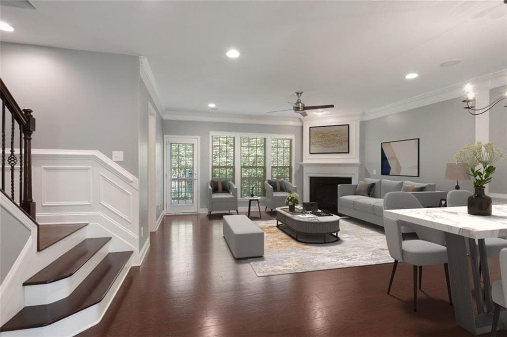 4 bedroom, 4 bathroom, 2,387 sq ft townhouse sold at 1059 E Paces Court, Atlanta, GA 30326
