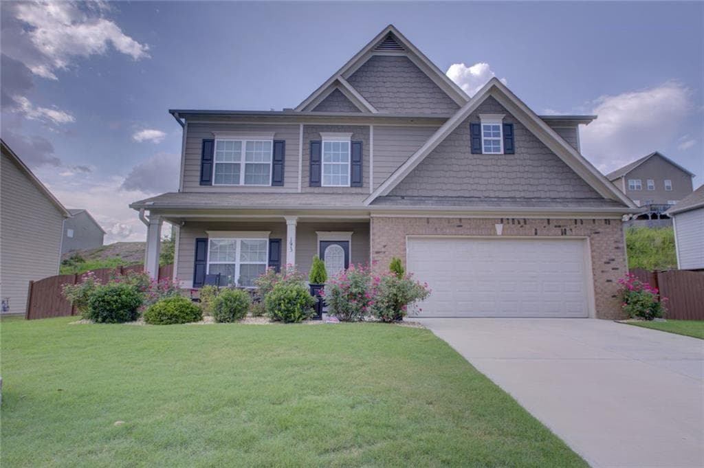 4 bedroom, 4 bathroom, 3,164 sq ft single family residence sold at 1673 Wilson Manor Circle, Lawrenceville, GA 30045