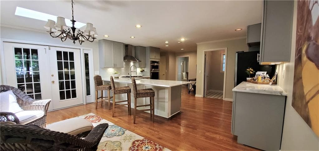 5 bedroom, 4 bathroom, 2,571 sq ft single family residence sold at 296 Laurel Lane, Roswell, GA 30076