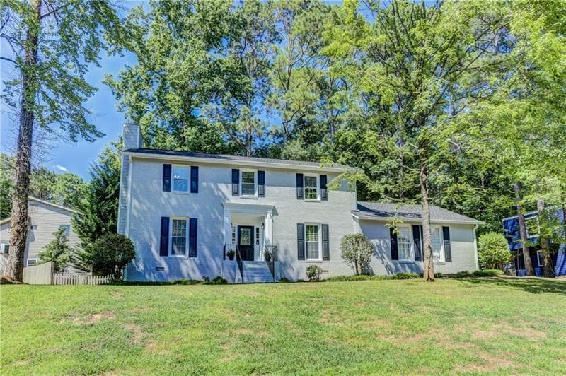 3 bedroom, 3 bathroom, 1,704 sq ft single family residence sold at 4791 Woodspring Drive, Marietta, GA 30066