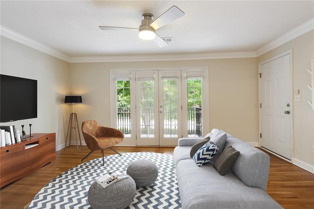 2 bedroom, 1 bathroom, 900 sq ft condominium sold at 869 Briarcliff Road A4, Atlanta, GA 30306