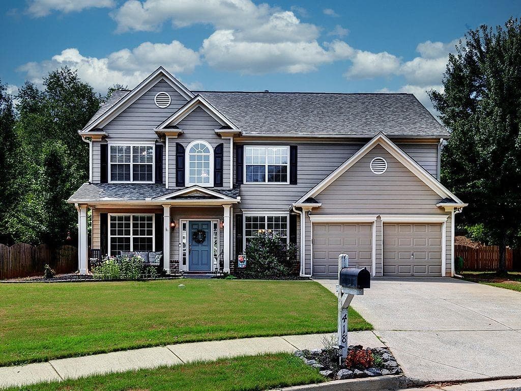 5 bedroom, 3 bathroom, 2,492 sq ft single family residence sold at 418 Windsong Way, Woodstock, GA 30188