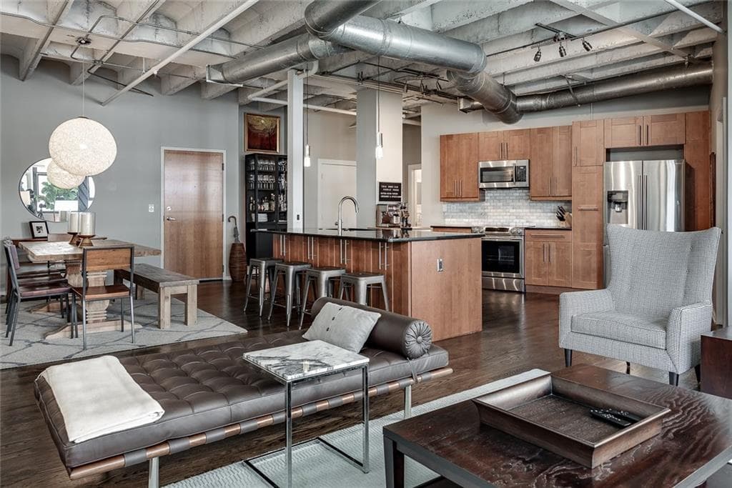 1 bedroom, 1 bathroom, 1,174 sq ft condominium sold at 878 Peachtree Street 535, Atlanta, GA 30309