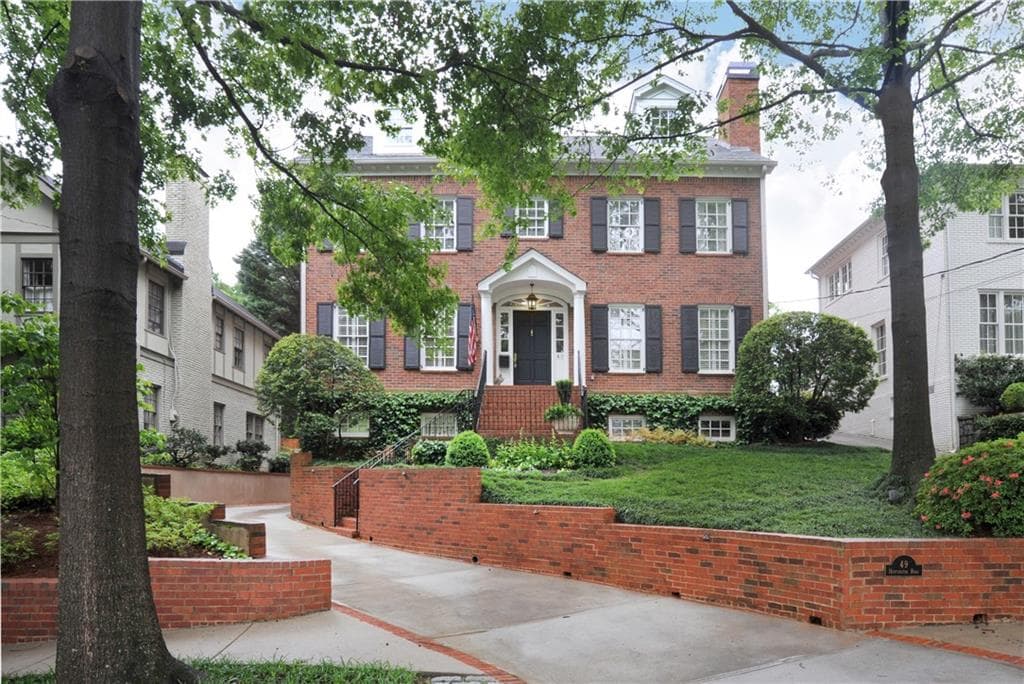 6 bedroom, 6 bathroom, 5,500 sq ft single family residence sold at 49 Huntington Road, Atlanta, GA 30309