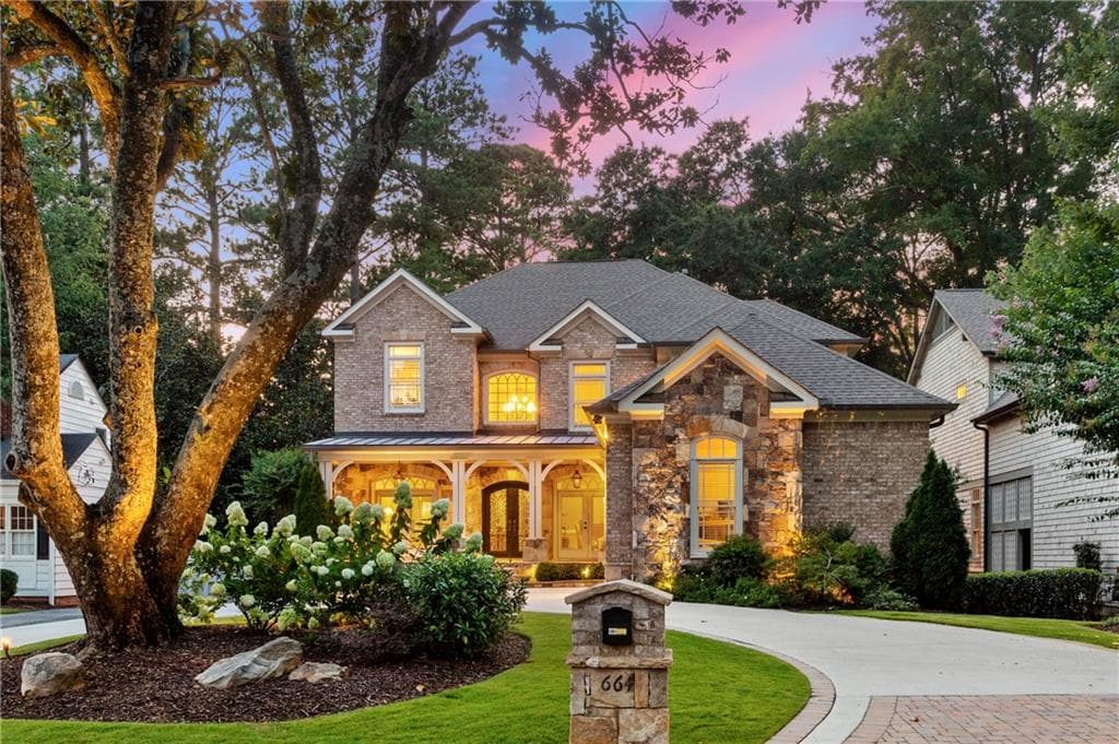 5 bedroom, 6 bathroom, 5,365 sq ft single family residence sold at 664 Darlington Road, Atlanta, GA 30305