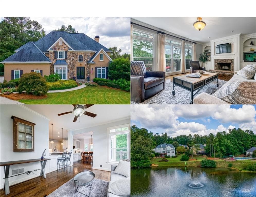 5 bedroom, 5 bathroom, 5,200 sq ft single family residence sold at 330 Chickering Lake Court, Roswell, GA 30075