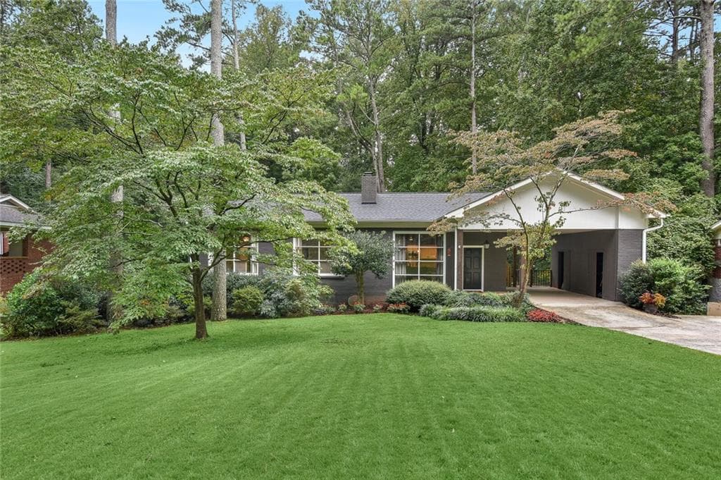4 bedroom, 2 bathroom, 2,079 sq ft single family residence sold at 1480 Fama Drive, Atlanta, GA 30329
