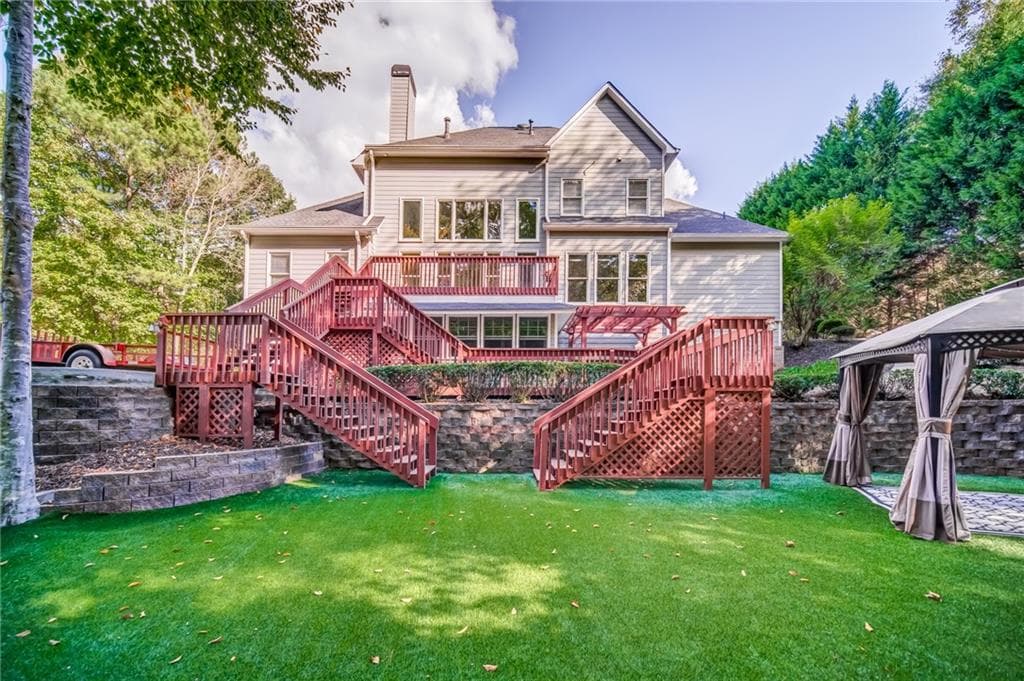 5 bedroom, 5 bathroom, 3,162 sq ft single family residence sold at 121 Wedgewood Falls Drive, Canton, GA 30114