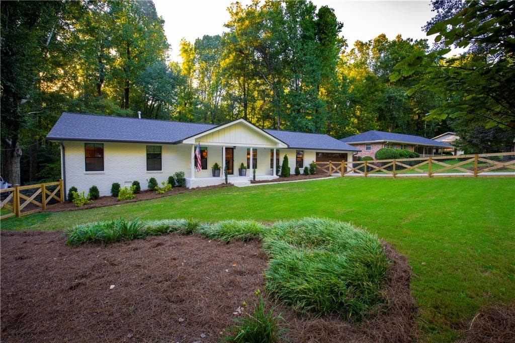6 bedroom, 3 bathroom, 4,054 sq ft single family residence sold at 3886 Menlo Drive, Atlanta, GA 30340