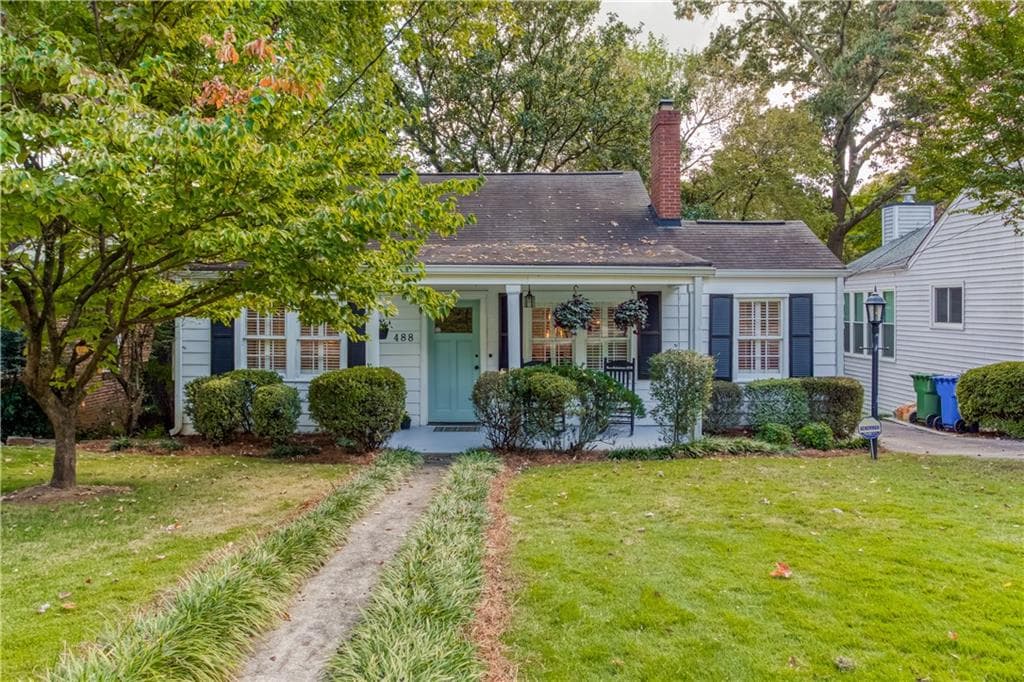 3 bedroom, 2 bathroom single family residence sold at 488 Deering Road, Atlanta, GA 30309