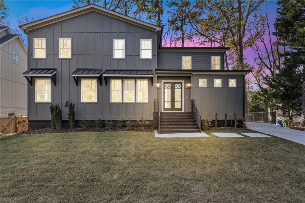 5 bedroom, 6 bathroom, 3,900 sq ft single family residence sold at 1543 Tryon Road, Brookhaven, GA 30319