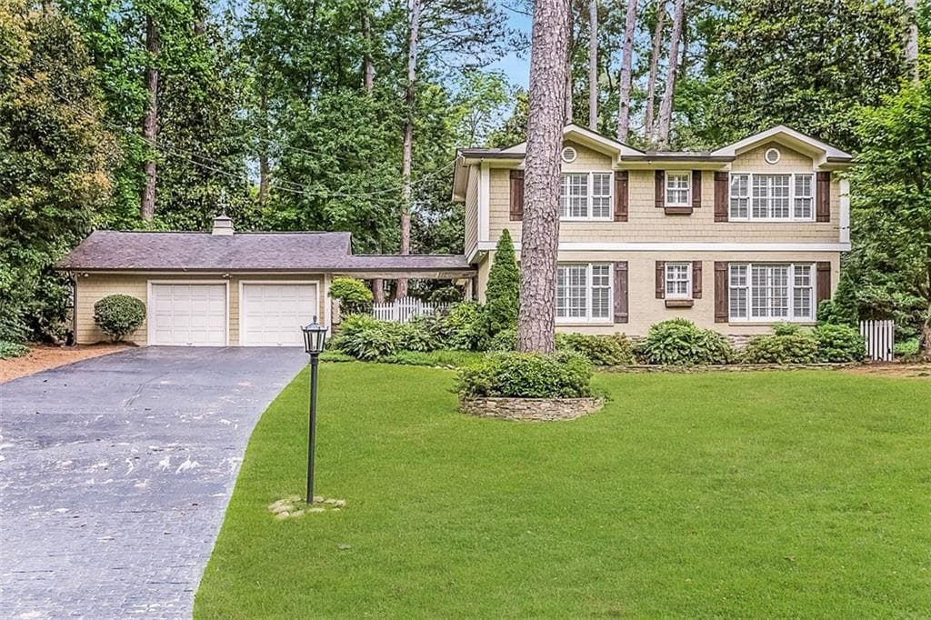 4 bedroom, 2 bathroom, 2,399 sq ft single family residence sold at 4431 REID Lane, Atlanta, GA 30327