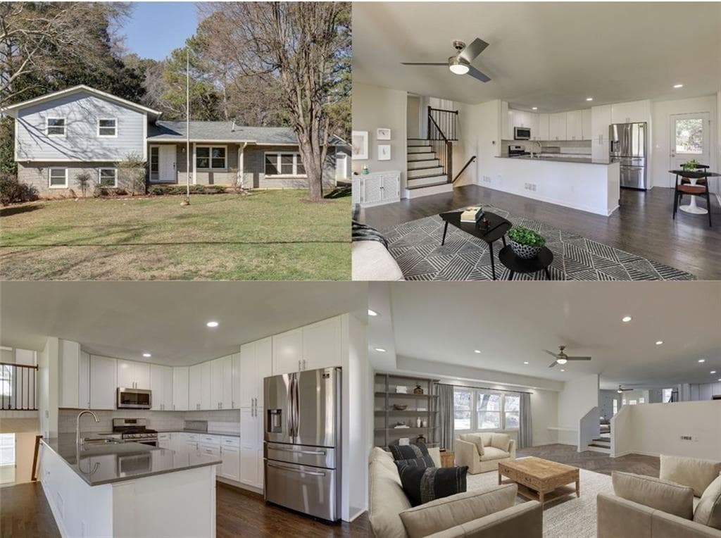 4 bedroom, 3 bathroom, 2,106 sq ft single family residence sold at 1608 Cooledge Road, Tucker, GA 30084
