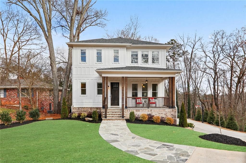 4 bedroom, 4 bathroom, 3,096 sq ft single family residence sold at 185 Spring Drive, Roswell, GA 30075