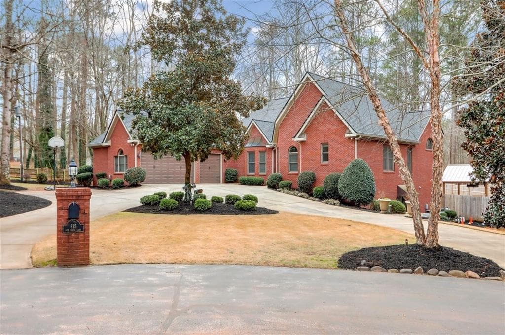 4 bedroom, 4 bathroom, 6,000 sq ft single family residence sold at 615 Red Maple Lane, Alpharetta, GA 30004