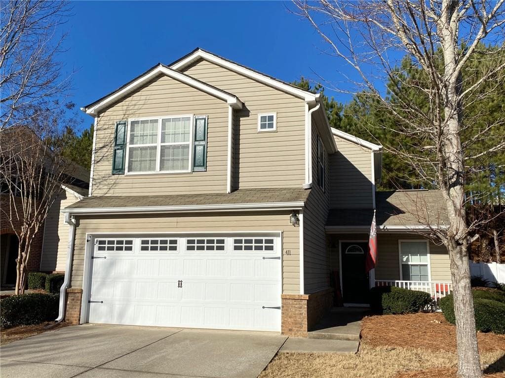 2 bedroom, 3 bathroom, 1,234 sq ft single family residence sold at 411 Chatooga Lane, Woodstock, GA 30188