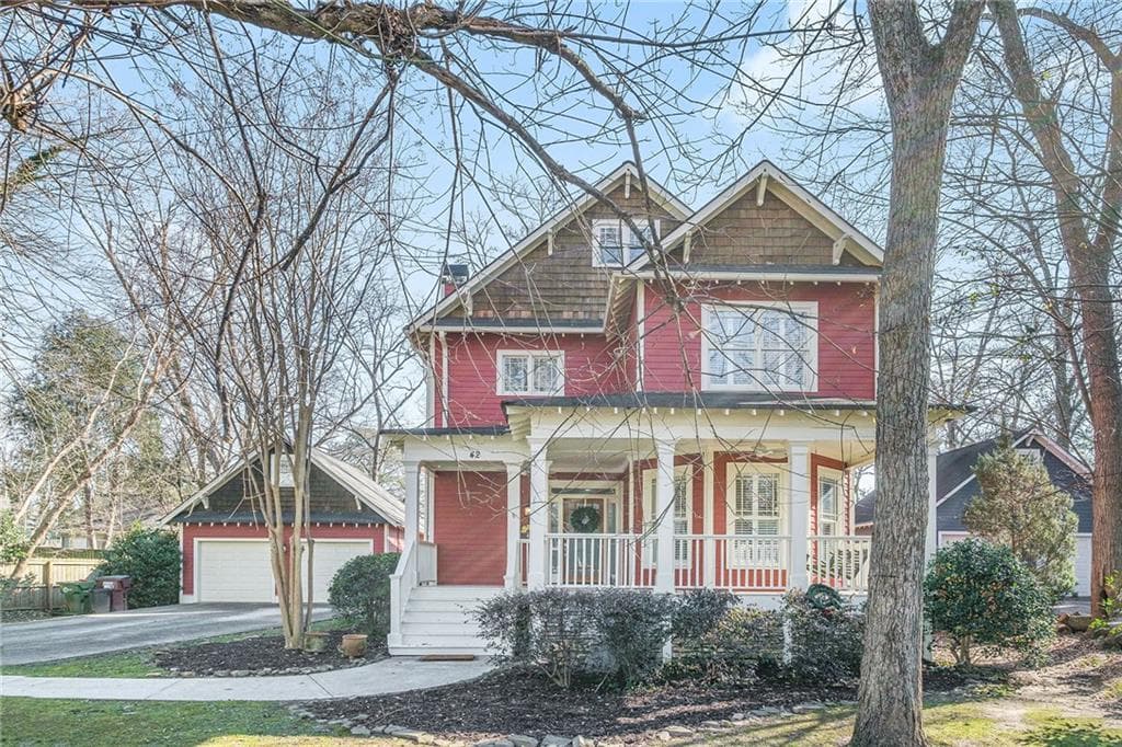 4 bedroom, 3 bathroom, 2,746 sq ft single family residence sold at 42 Oakridge Avenue, Atlanta, GA 30317