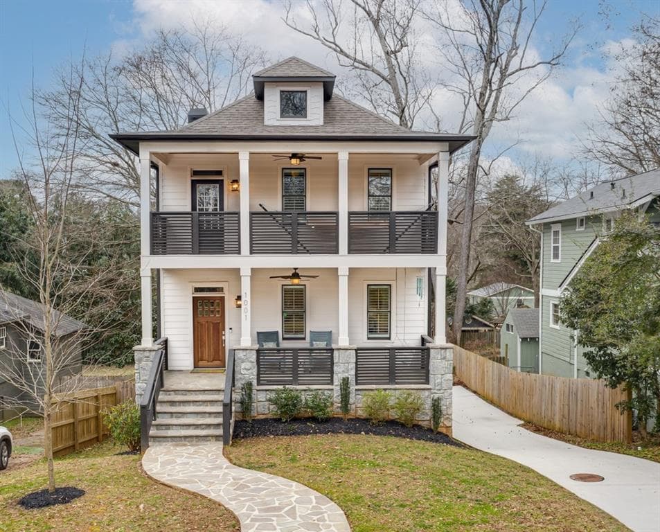 4 bedroom, 4 bathroom, 2,763 sq ft single family residence sold at 1001 Gilbert Street, Atlanta, GA 30316