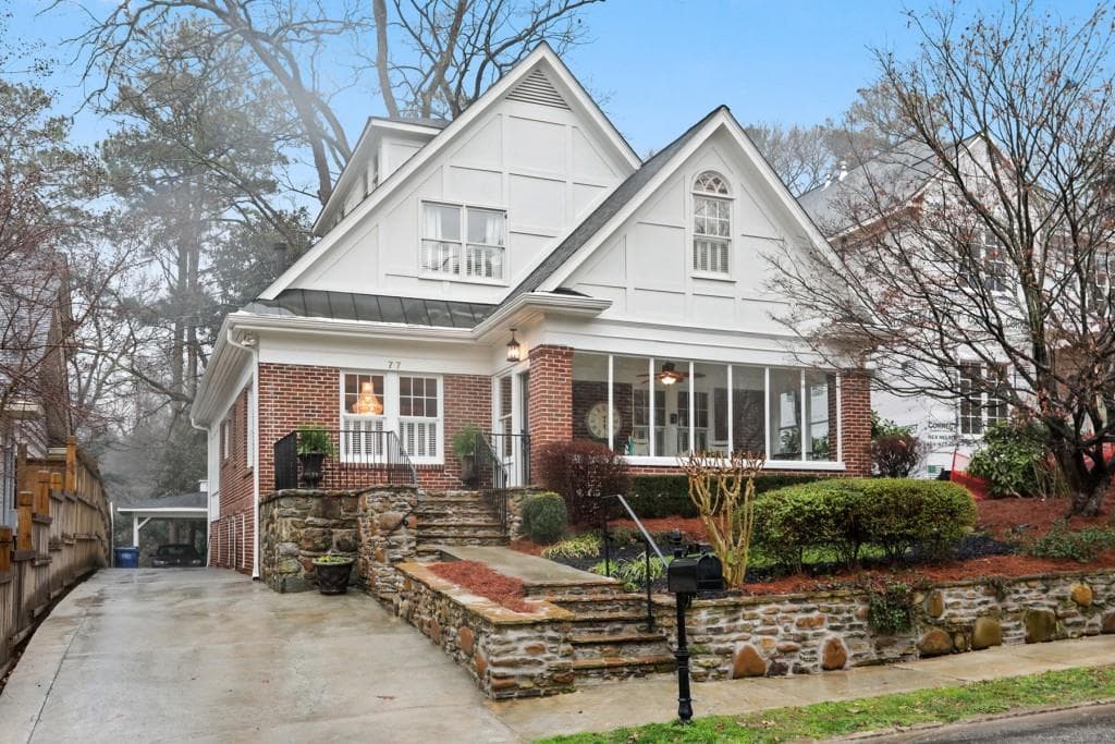 3 bedroom, 3 bathroom, 2,940 sq ft single family residence sold at 77 Highland Drive, Atlanta, GA 30305