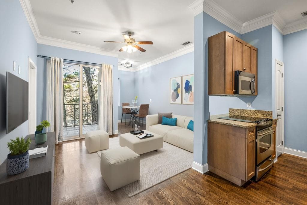 1 bedroom, 1 bathroom condominium sold at 140 Alden Avenue 204, Atlanta, GA 30309