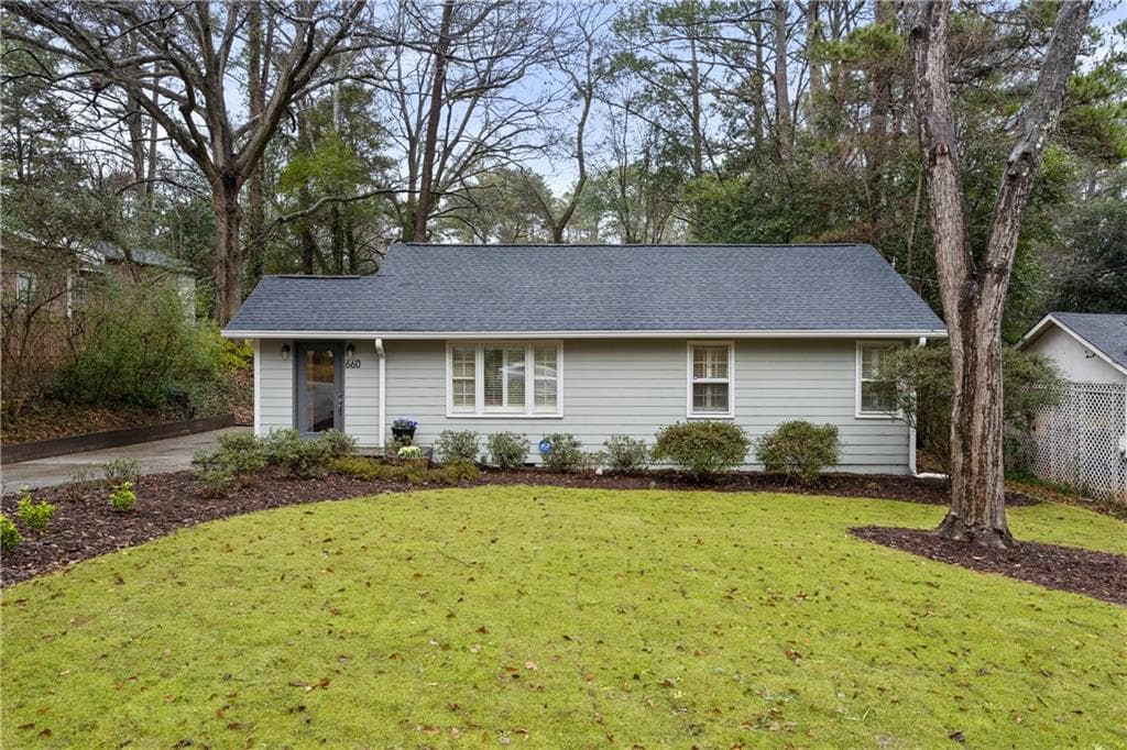 2 bedroom, 1 bathroom, 971 sq ft single family residence sold at 660 Scott Circle, Decatur, GA 30033