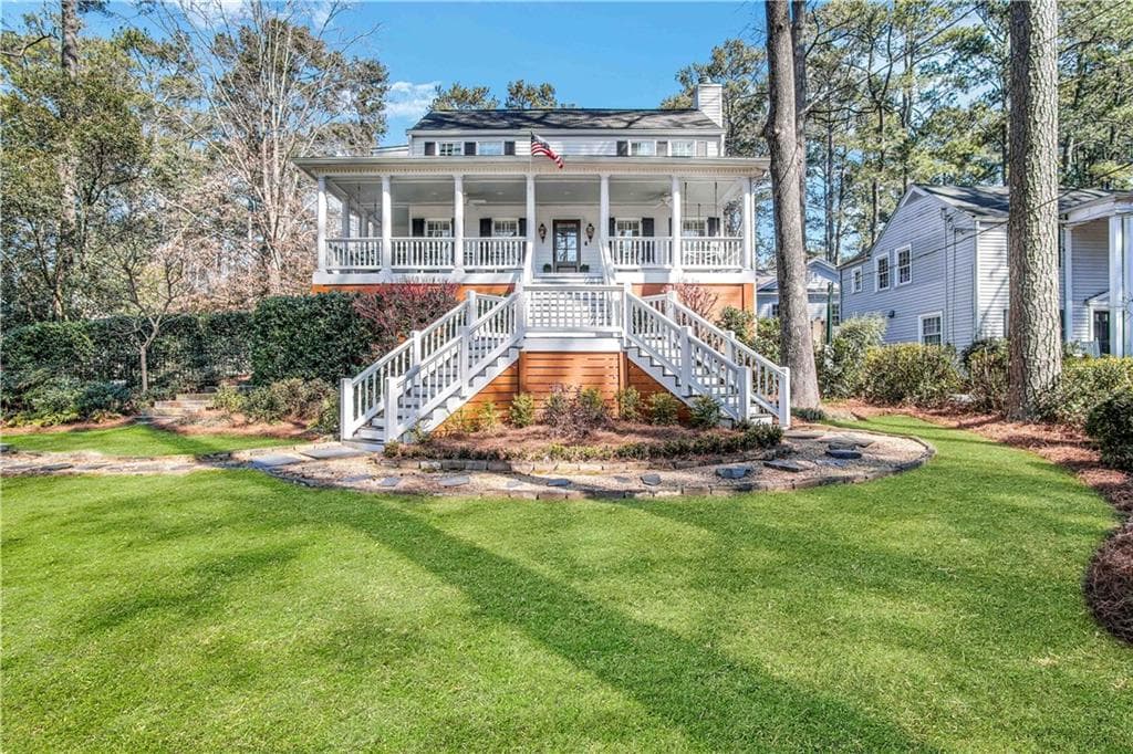 5 bedroom, 4 bathroom, 4,050 sq ft single family residence sold at 721 Woodward Way, Atlanta, GA 30327