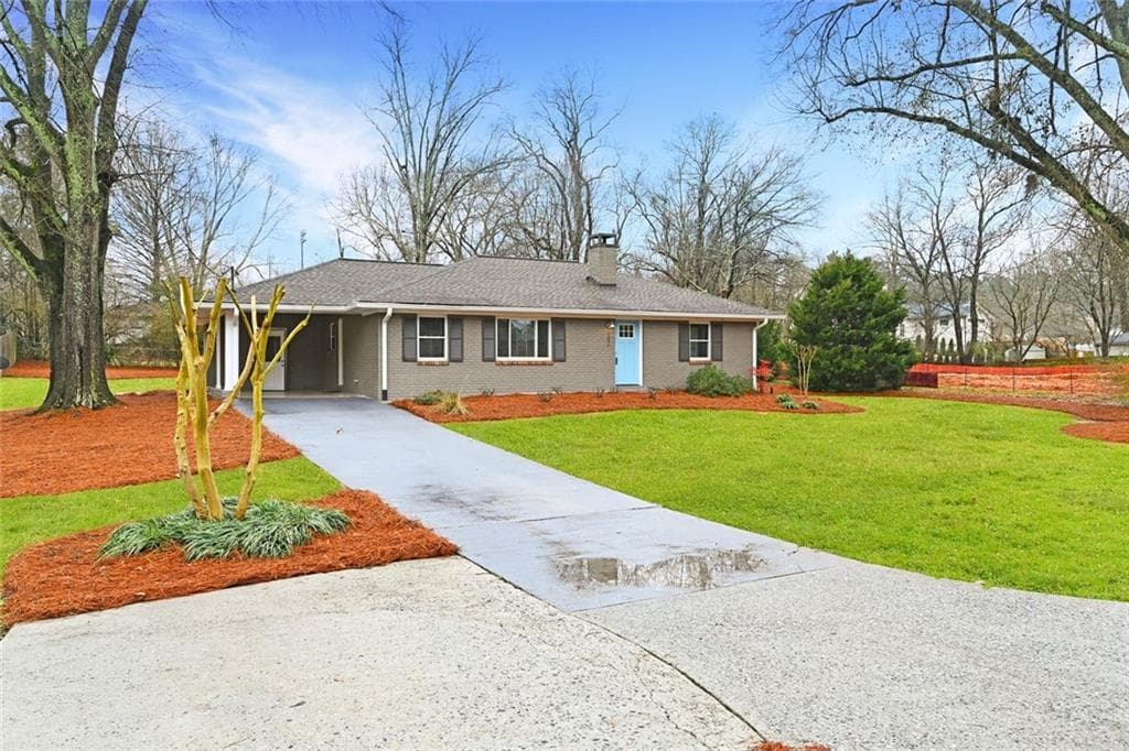 3 bedroom, 2 bathroom, 1,320 sq ft single family residence sold at 182 Brooke Drive, Alpharetta, GA 30009