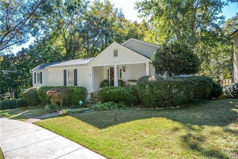 3 bedroom, 2 bathroom single family residence sold at 1367 Cartecay Drive, Brookhaven, GA 30319