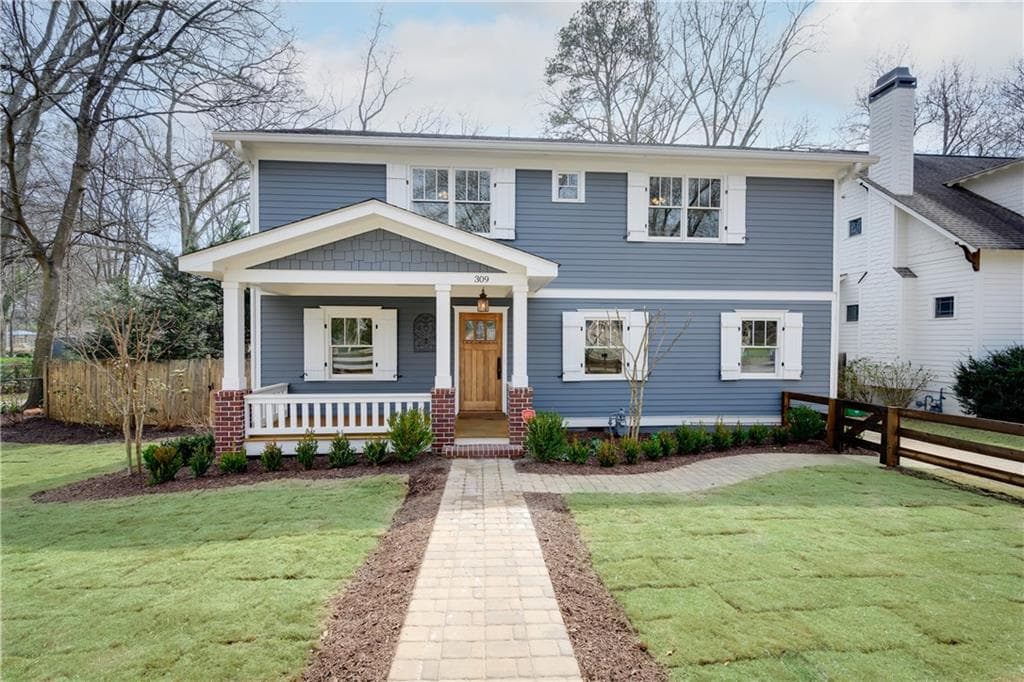 5 bedroom, 4 bathroom, 2,679 sq ft single family residence sold at 309 Leyden Street, Decatur, GA 30030