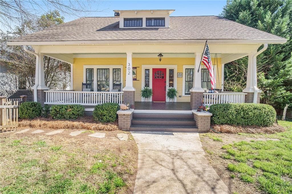 4 bedroom, 4 bathroom, 2,460 sq ft single family residence sold at 302 E Lake Drive, Decatur, GA 30030