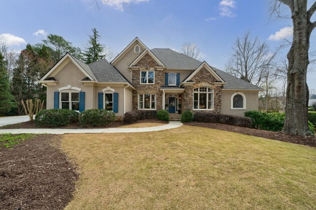 5 bedroom, 5 bathroom, 6,277 sq ft single family residence sold at 405 Waters Bend Way, Johns Creek, GA 30022