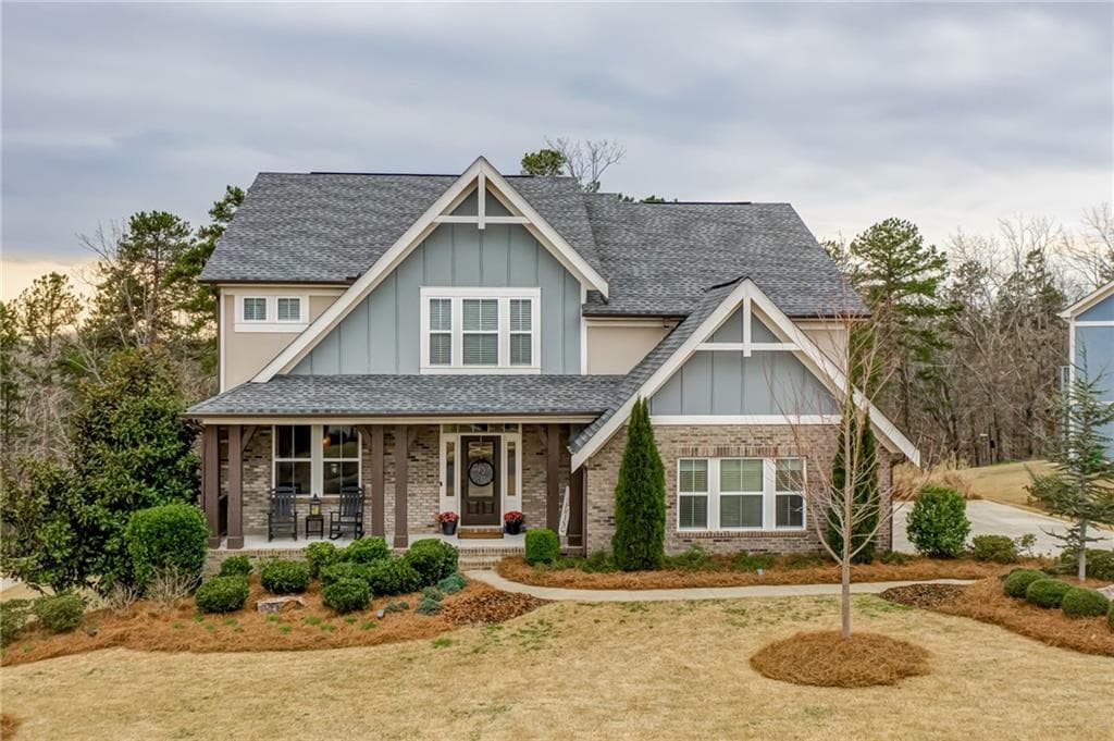 5 bedroom, 5 bathroom, 3,800 sq ft single family residence sold at 149 Stargaze Ridge, Canton, GA 30114