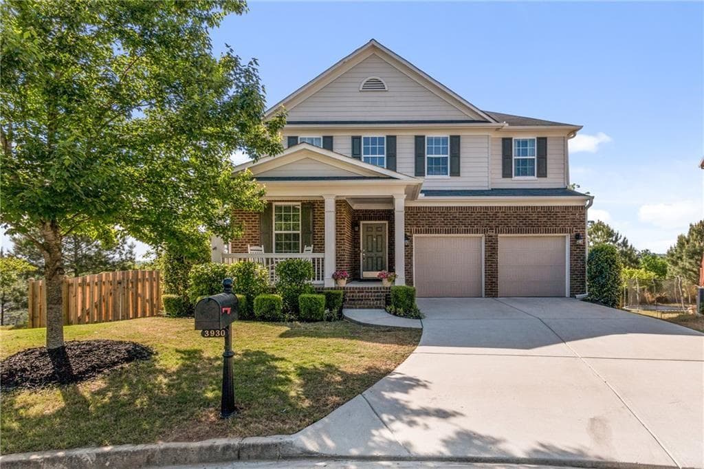 6 bedroom, 4 bathroom, 3,769 sq ft single family residence sold at 3930 Silver Springs Road, Cumming, GA 30041