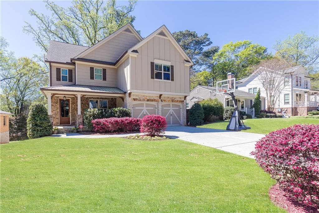 4 bedroom, 5 bathroom, 4,698 sq ft single family residence sold at 443 Wimbledon Road, Atlanta, GA 30324
